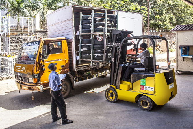 forklift transportation